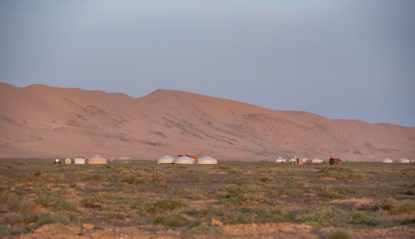 Highlights of the Gobi Desert: Bayanzag Dinosaur Fossils & Sand Dunes